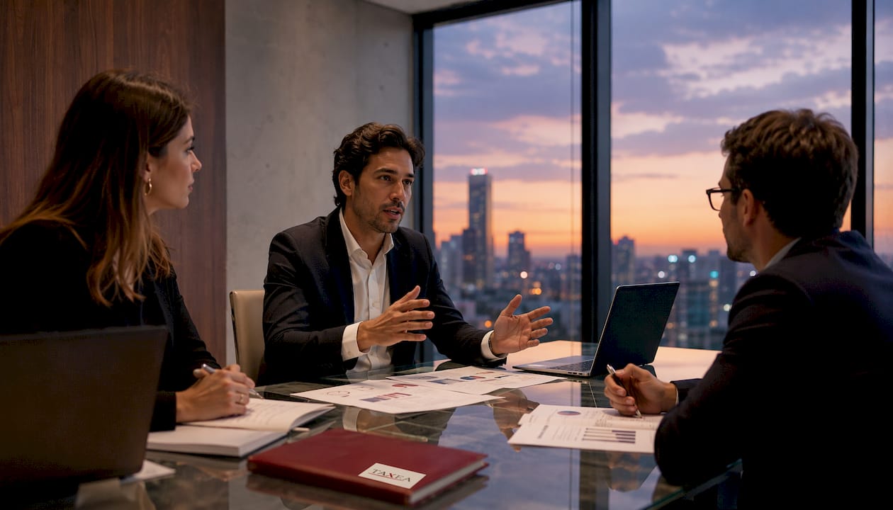 El equipo analiza cómo administrar las finanzas utilizando tarjetas bancarias.