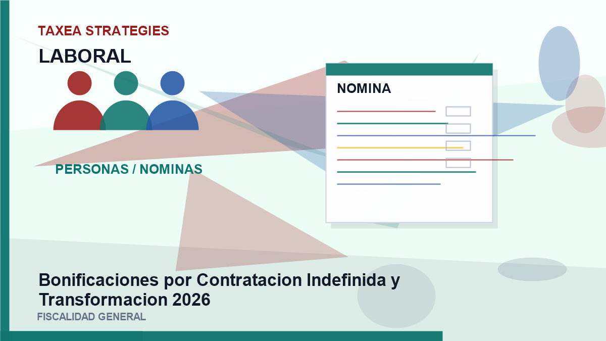 Bonificaciones por Contratacion Indefinida y Transformacion 2026