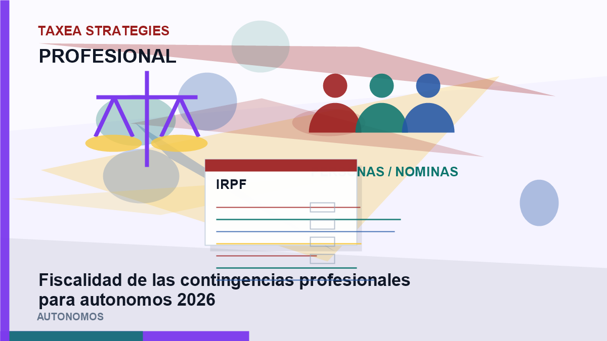 Fiscalidad de las contingencias profesionales para autónomos 2026
