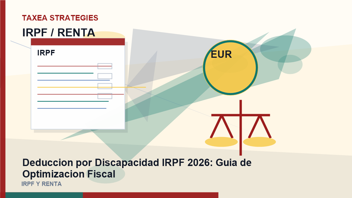 Deduccion por Discapacidad IRPF 2026: guía de Optimizacion Fiscal