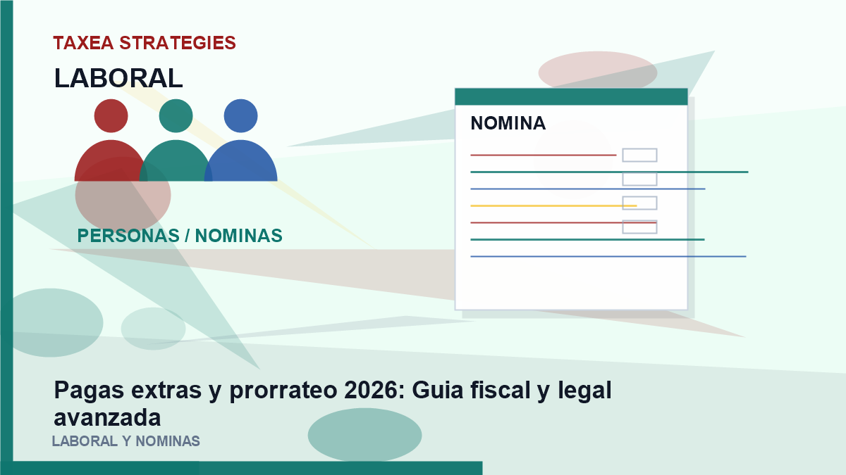 Pagas extras y prorrateo 2026: guía fiscal y legal avanzada