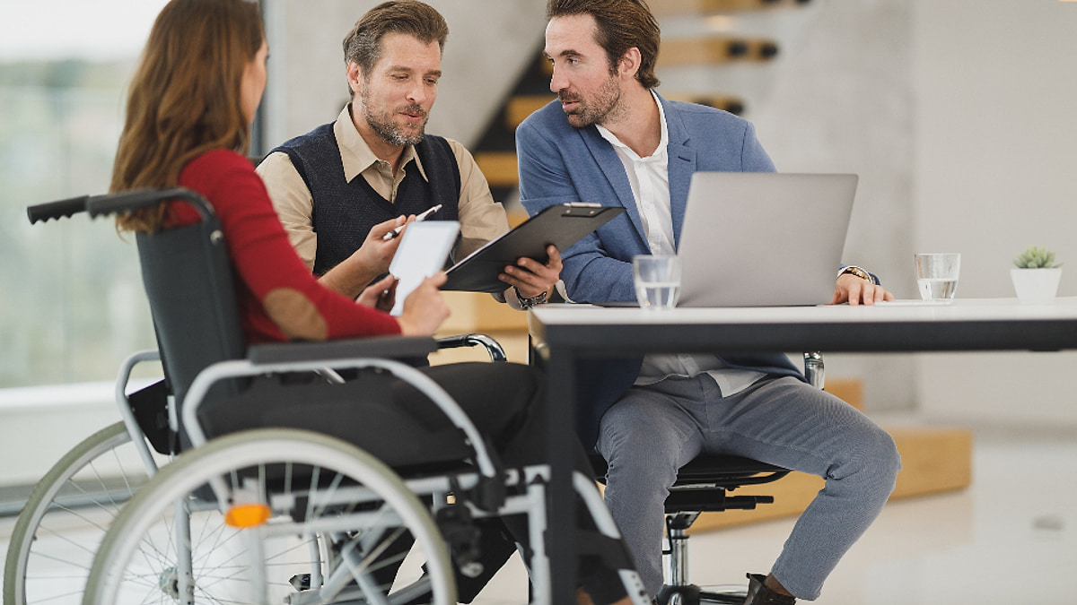 Foto real profesional Taxea: Foto real de Diverse Workplace.